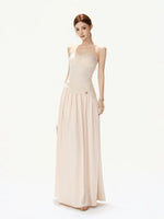 Lace Strapless Maxi Dress