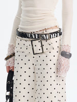 Black Rivet Punk Belt