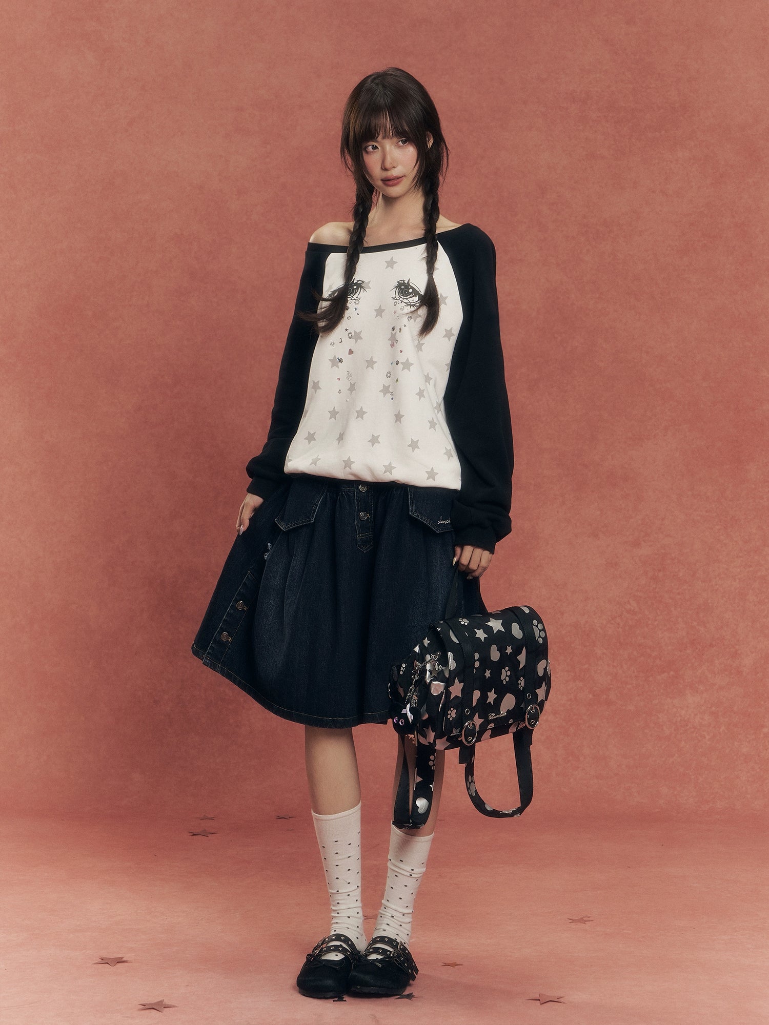 Star Paw Foil Flap Backpack