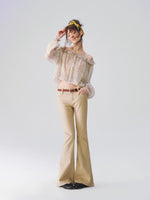 Dyed Flare Denim Pants