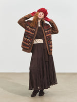 Fair Isle Patterned Fleece Vest