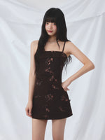 Vintage Sequin Cami Dress Set