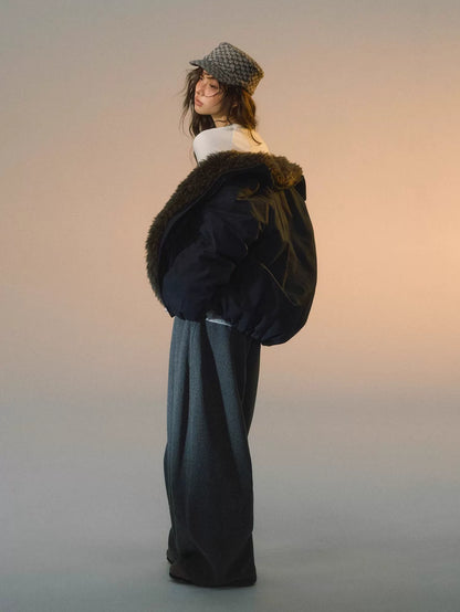 Detachable Fur Down Parka