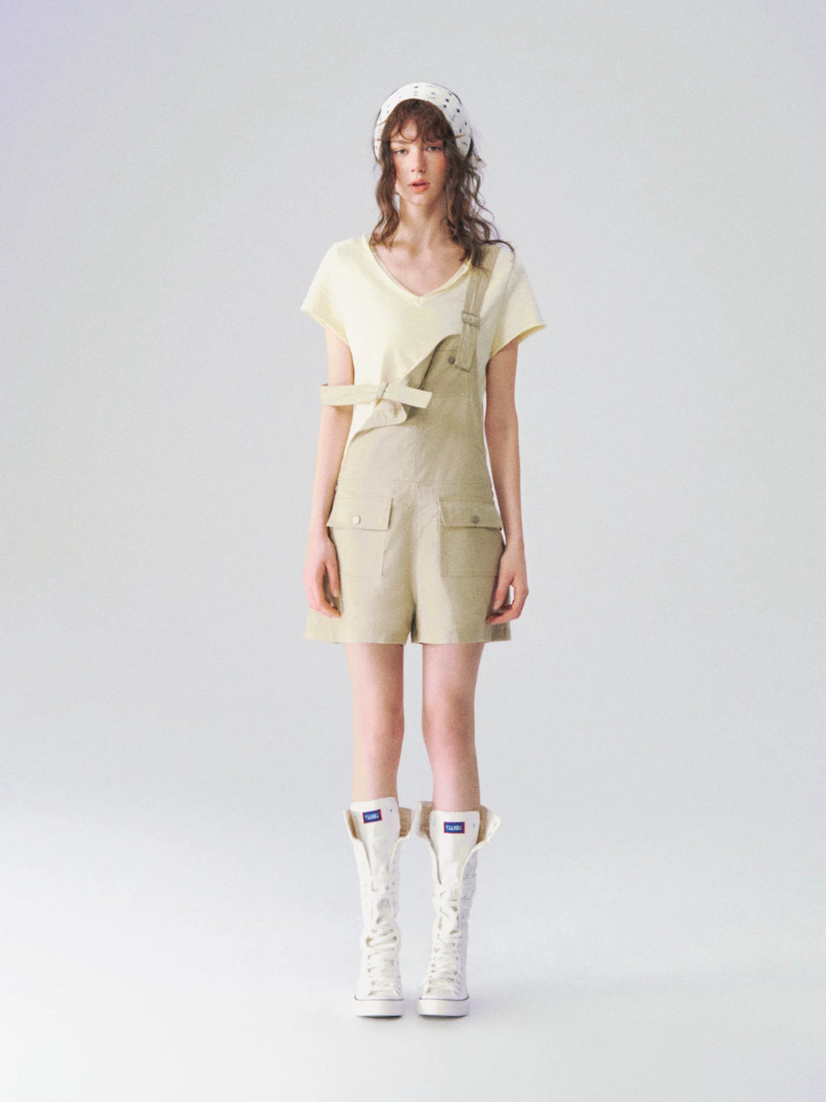 Slub Cotton V Tee