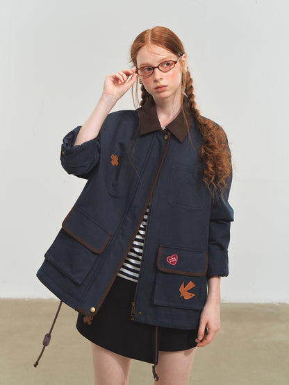 Barn-Style Vintage Jacket Coat