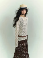 Washi Knit Cutout Top