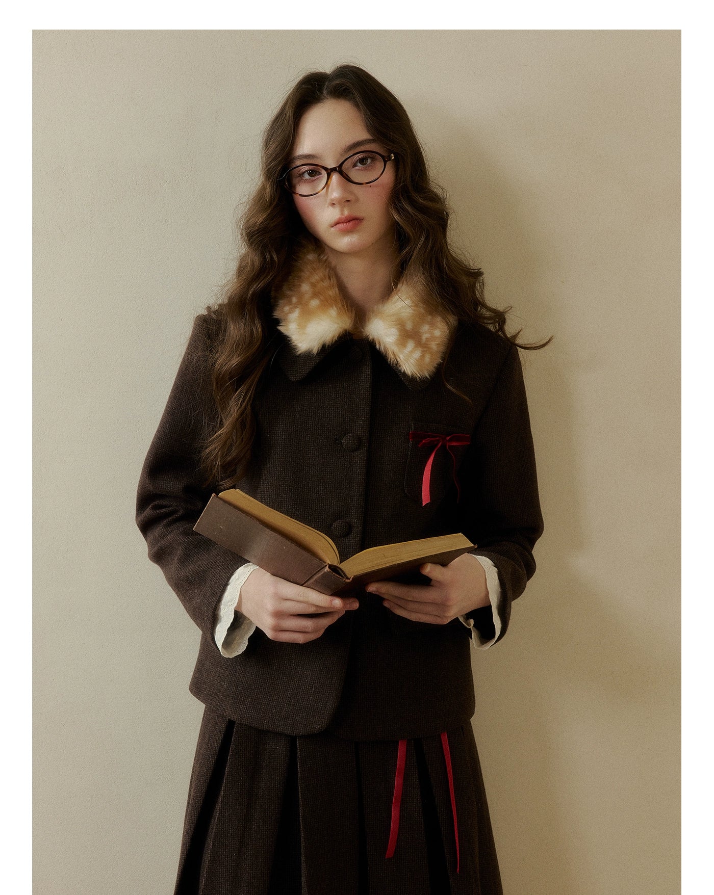 Bambi Wool Tweed Set