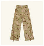 Ancient Myth Ink-splattered Drawstring Work Pants