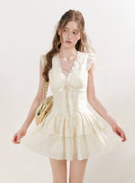 Vasilisa Embroidered Tiered Dress