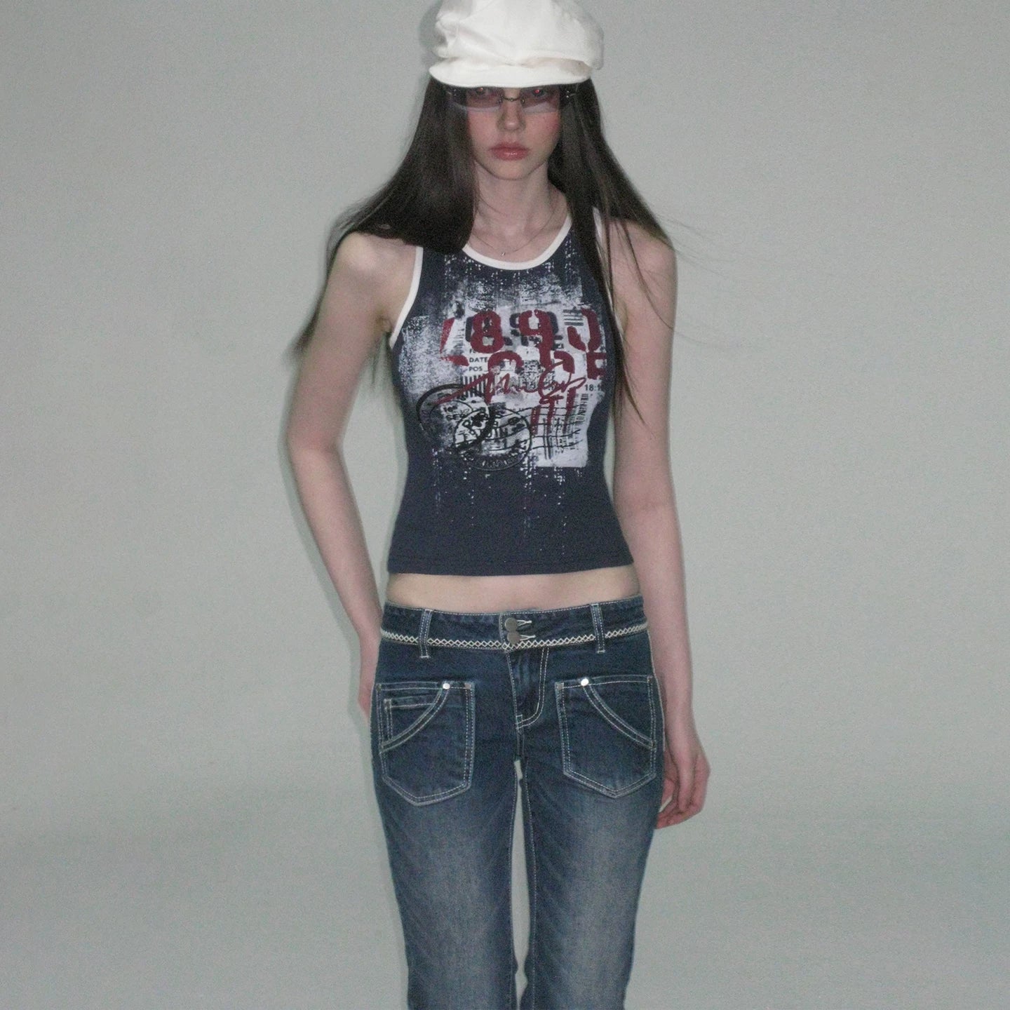 Graphic Tee Camisole Set