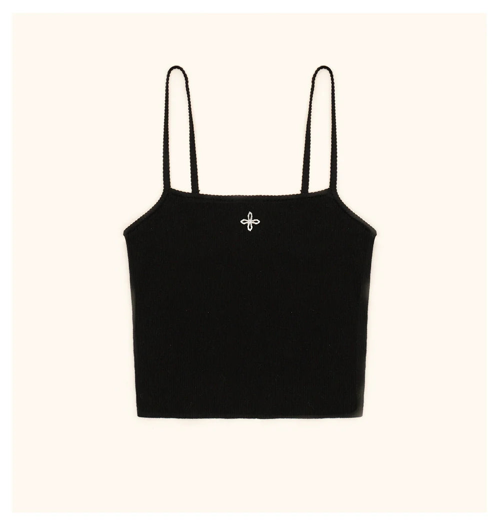 Compass Cruciferous Knitted Tank Top