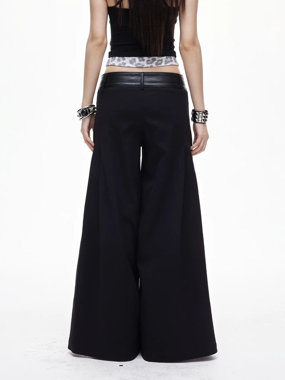Studded Wide Leg Pants