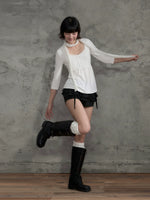 Lace V-Neck Top