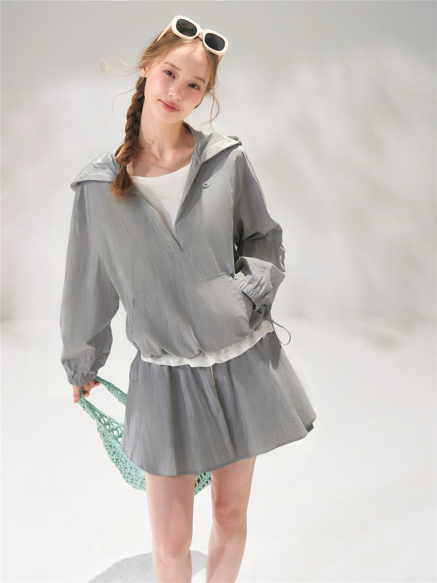 Hooded Drawstring Set