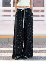 Polka Dot Wide Leg Pants