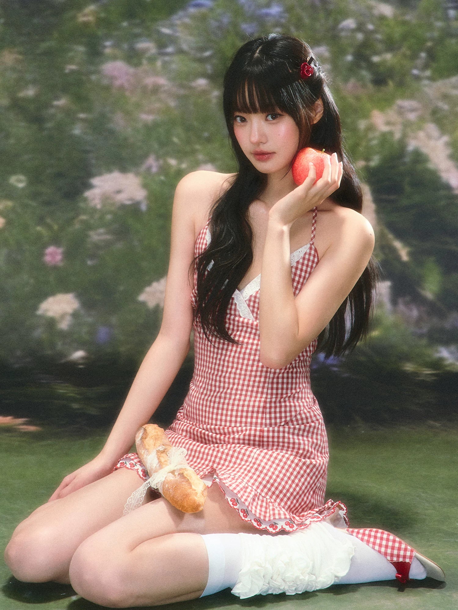 Plaid Halter Dress