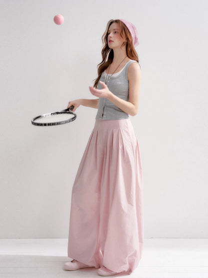 Pleated Balloon Pants