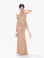 Twist Mesh Mermaid Dress