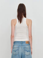 Fake Two-Piece U-Neck Camisole Tank Top