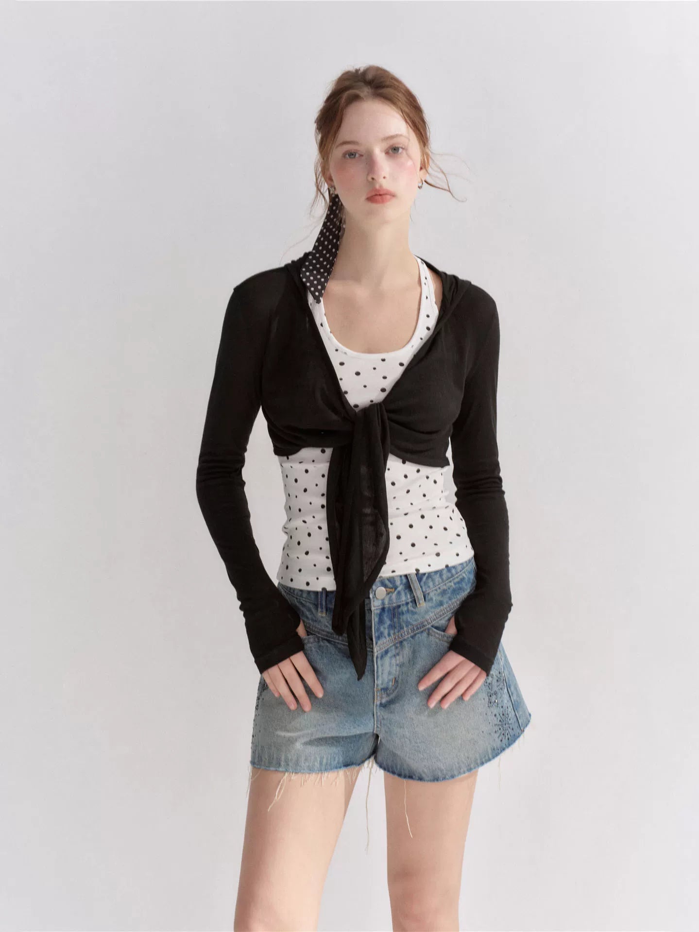 Sun Hooded Cover-up Set