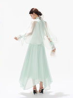 Sky Blue Bow Dress