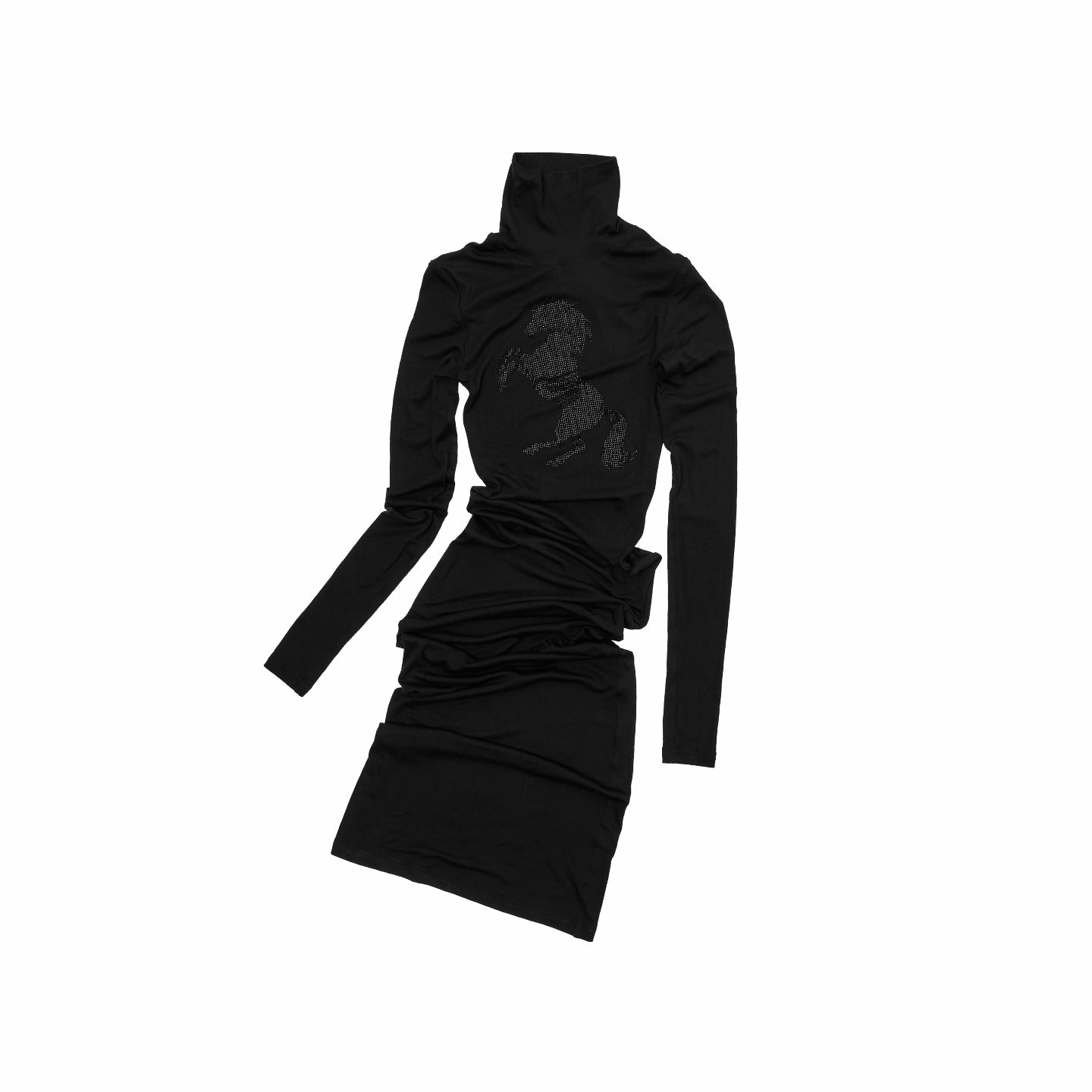 Crystal-Embellished Turtleneck