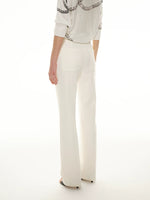 Classic White Straight Trousers