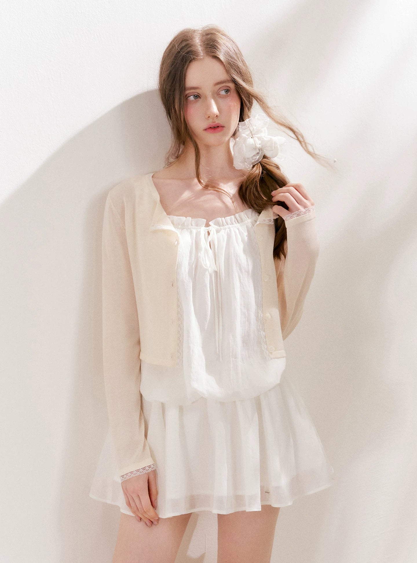 Ruffled Camisole Dress