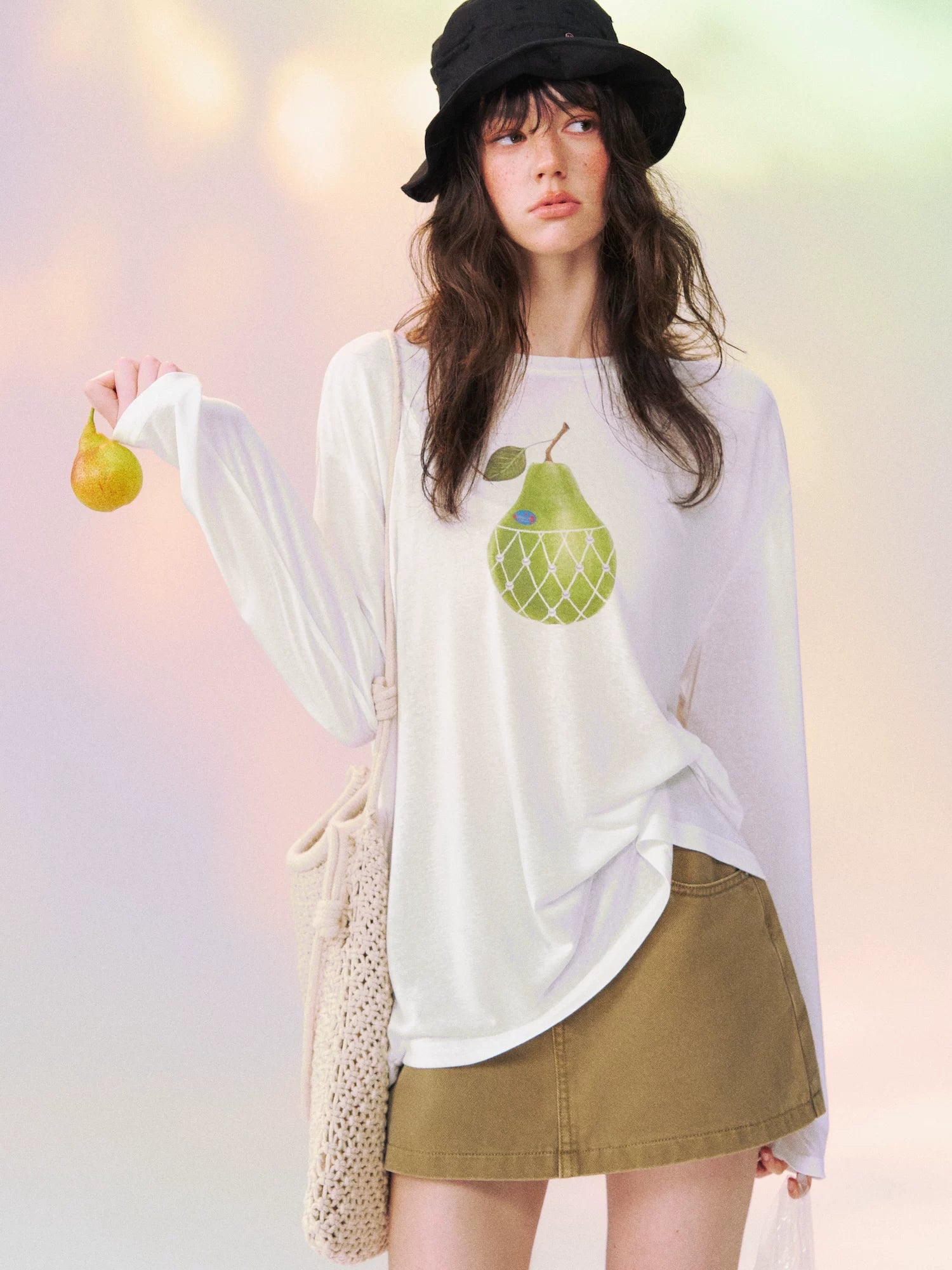 Pear Mood Long Sleeve Tee