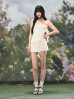 French Floral Embroidered Skirt