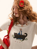 Panther Art Cropped T-Shirt