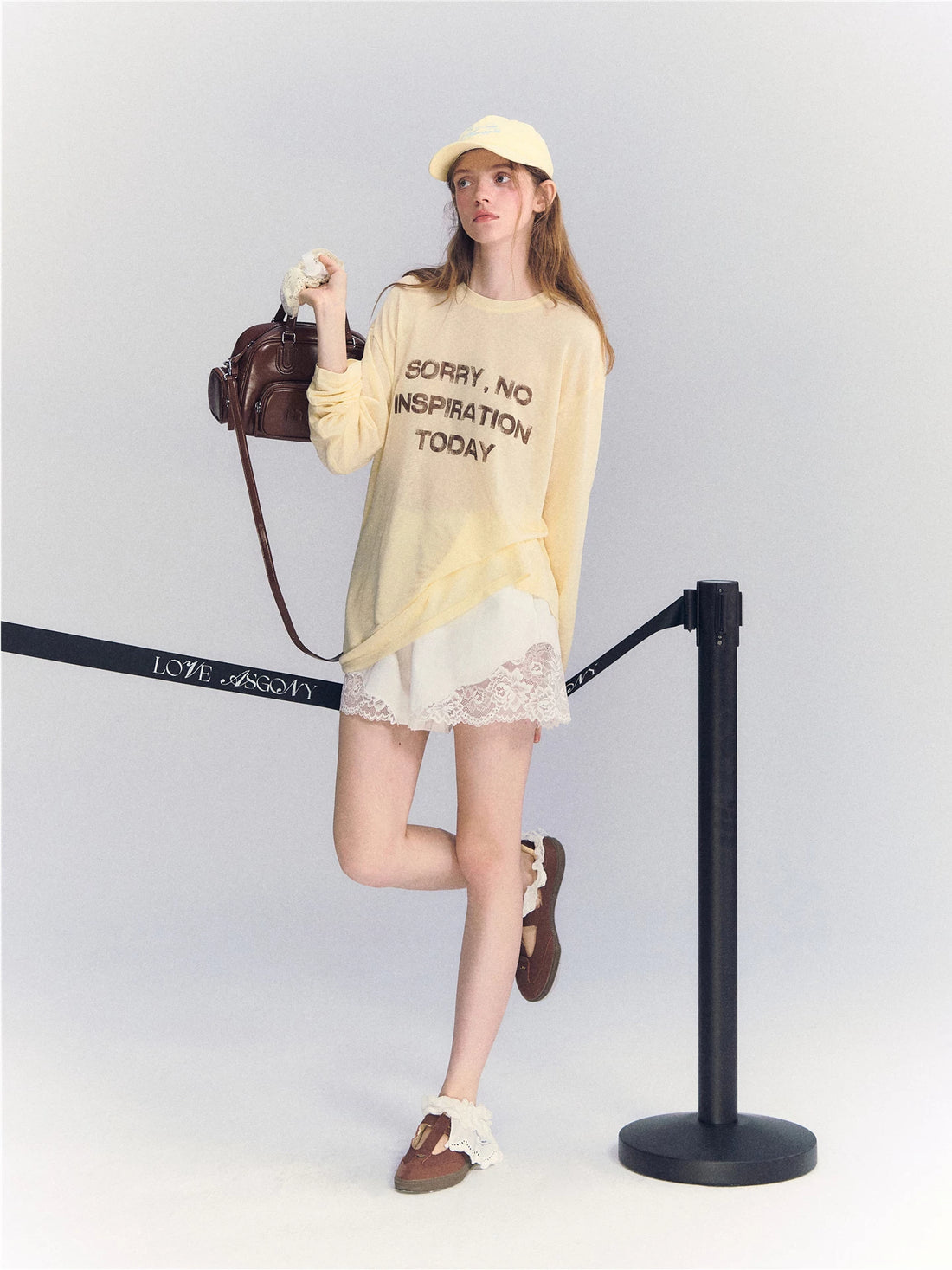 Letter Print Long Sleeve Top