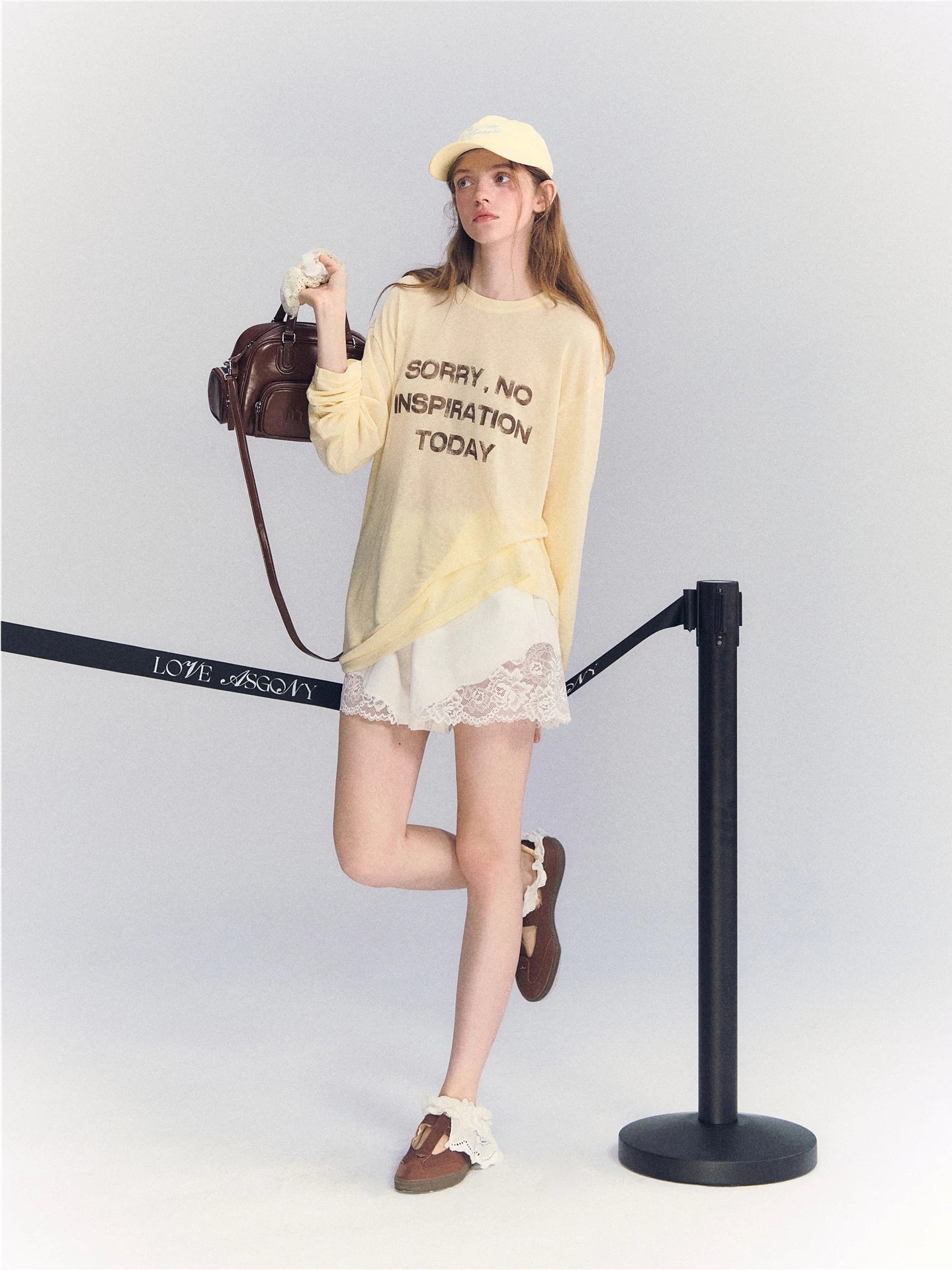 Letter Print Long Sleeve Top