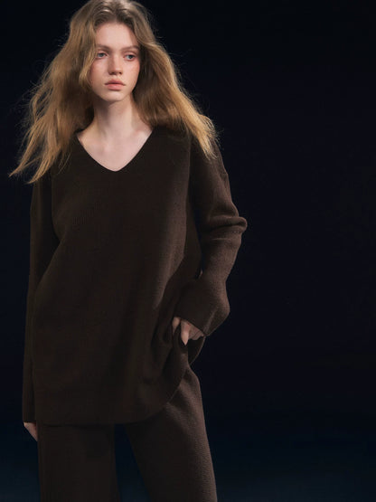 Waffle-Knit Lounge Set