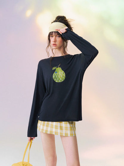 Pear Mood Long Sleeve Tee