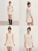Apricot Floral Cami Dress