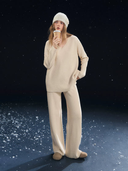 Waffle-Knit Lounge Set