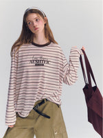 Rhinestone Striped Tee