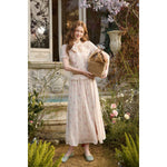 Mediterranean Floral Chiffon Set
