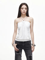 Studded Halter Top