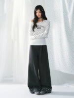 Star Print One-Shoulder Tee