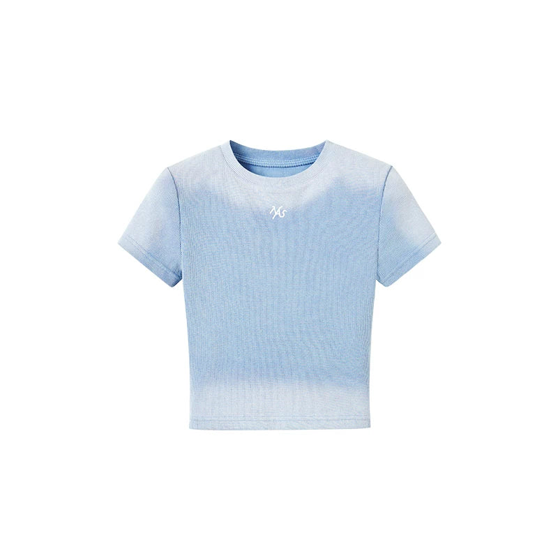 Equestrian Badge Washed Ribbed Tee