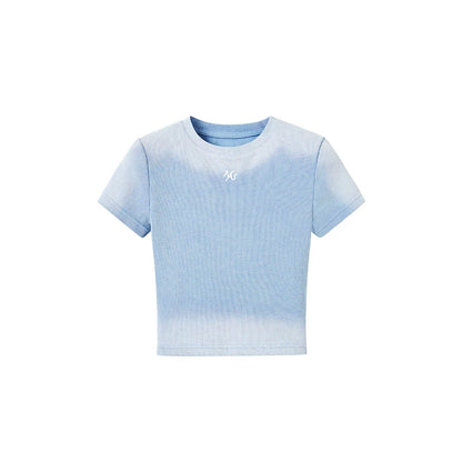 Equestrian Badge Washed Ribbed Tee