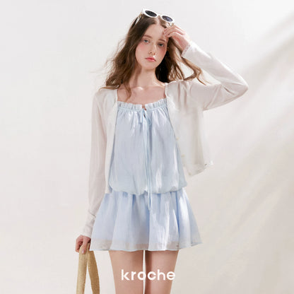 Ruffled Camisole Dress
