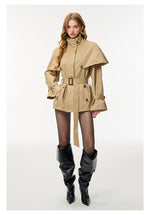 Classic Detachable Cape Trench Coat