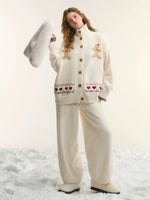 Gingerbread Fair Isle Knit Loungewear Set
