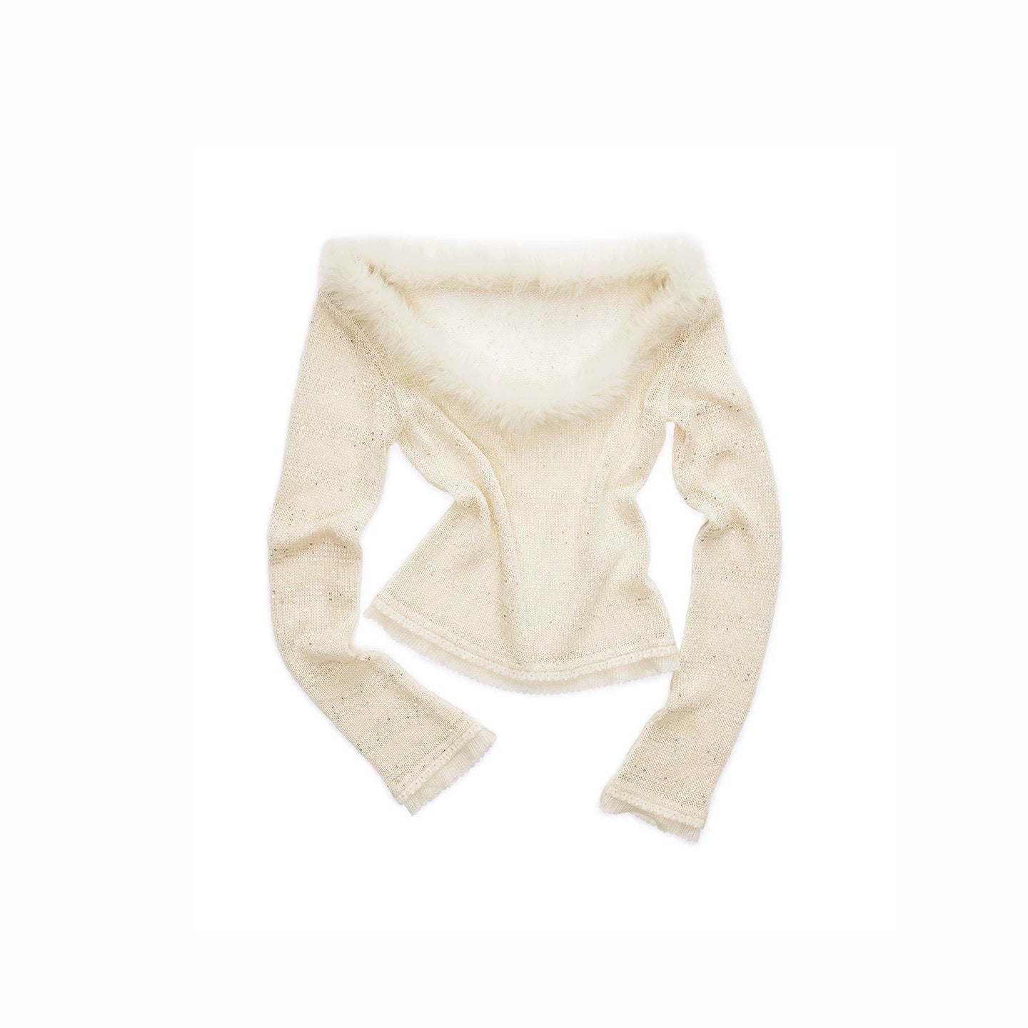 Sequin Trim Knit Top