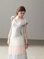 Flutter Sleeve Crop Top
