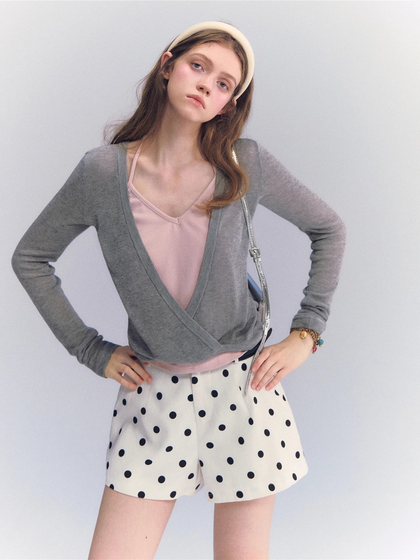 Layered Halter Knit Top