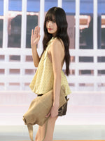 Yellow Polka Dot Halter Top